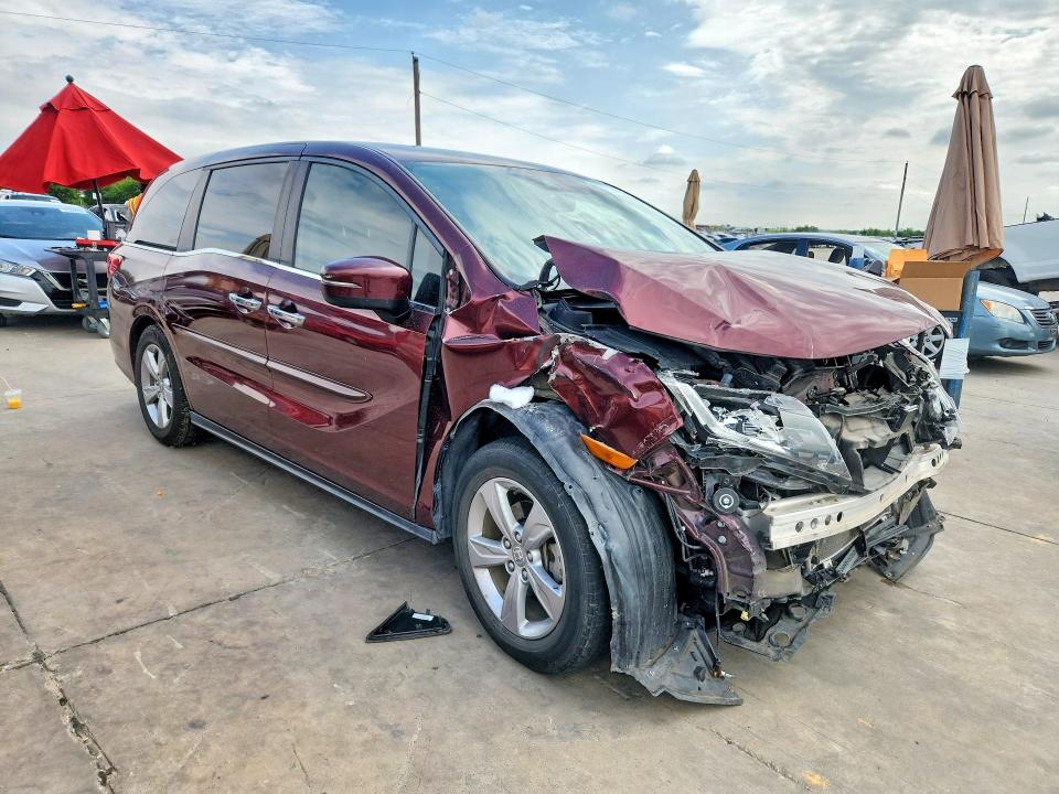 2019 Honda Odyssey მანქანა იყიდება აუქციონზე, vin: 5FNRL6H79KB125330, აუქციონის ნომერი: 57485666