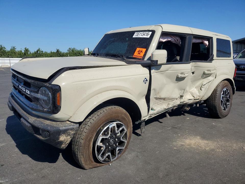 2025 Ford Bronco მანქანა იყიდება აუქციონზე, vin: 1FMEE8BP2SLB49362, აუქციონის ნომერი: 55113416