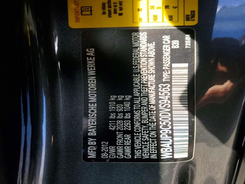 Продажа на аукционе авто 2013 Bmw 128, vin: WBAUP9C50DVS94563, номер лота: 54539656