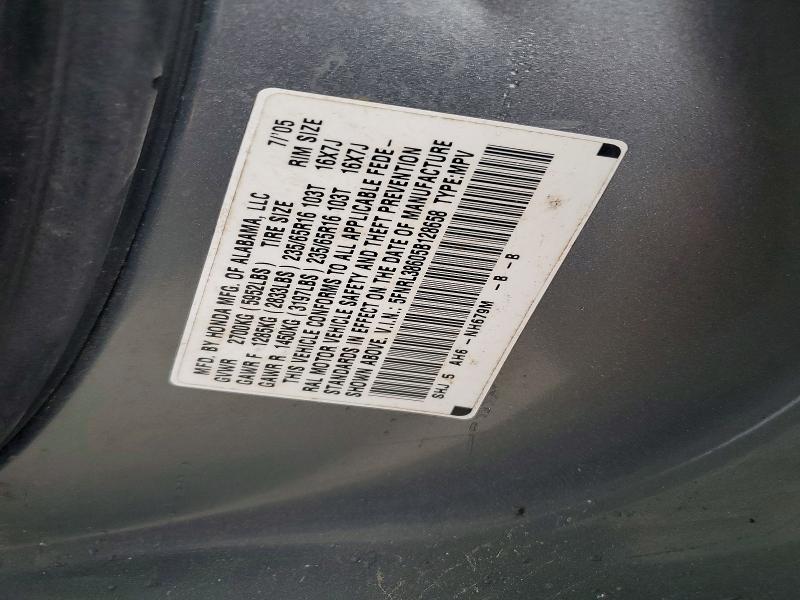 Продаж на аукціоні авто 2005 Honda Oddyssey, vin: 5FNRL38605B128658, номер лоту: 57719656