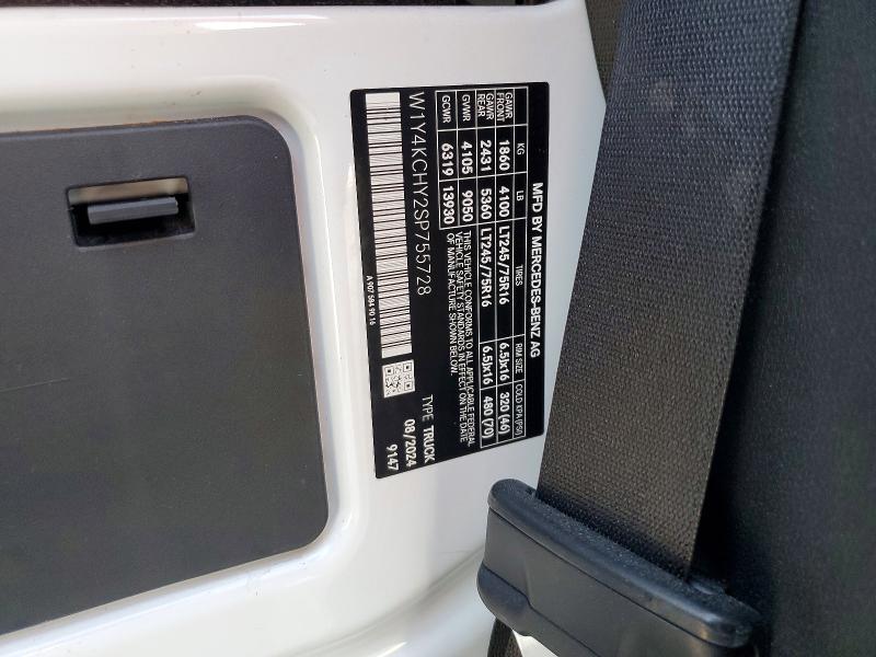 Продаж на аукціоні авто 2025 Mercedes Benz Sprinter, vin: W1Y4KCHY2SP755728, номер лоту: 56769316