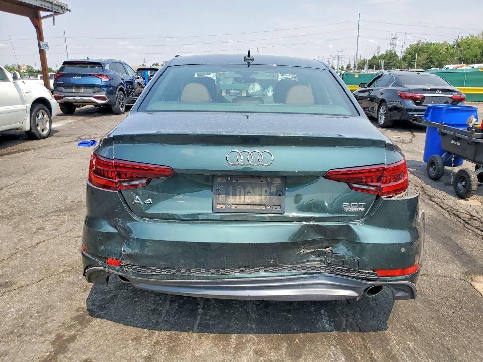 2018 Audi A4 მანქანა იყიდება აუქციონზე, vin: WAUFNAF45JN008219, აუქციონის ნომერი: 58318526
