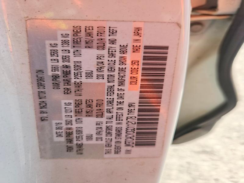 56339236 :رقم المزاد ، JM3TCACY0G0112178 vin ، 2016 Mazda Cx-9 مزاد بيع