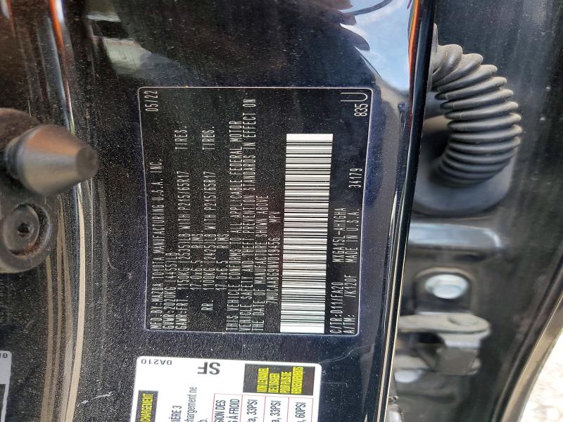 57823596 :رقم المزاد ، 7MUCAABG9NV019456 vin ، 2022 Toyota Corolla Cross مزاد بيع