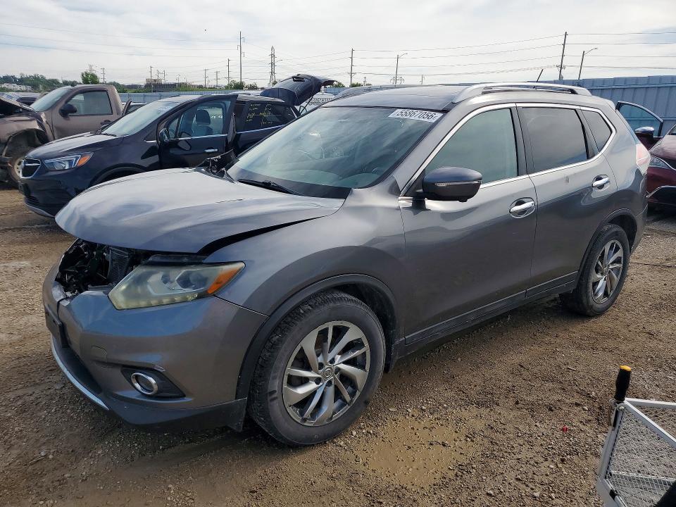 2015 Nissan Rogue მანქანა იყიდება აუქციონზე, vin: 5N1AT2MV5FC759355, აუქციონის ნომერი: 55867056