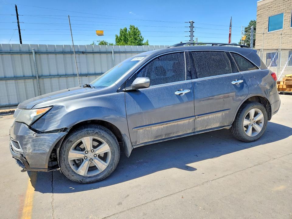 58099266 :رقم المزاد ، 2HNYD2H27AH503038 vin ، 2010 Acura Mdx Advance Awd مزاد بيع