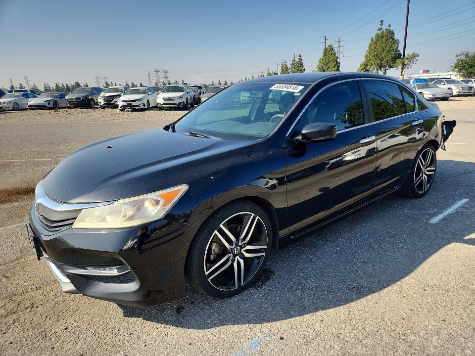 Auction sale of the 2016 Honda Accord, vin: 1HGCR2F58GA107059, lot number: 55534816