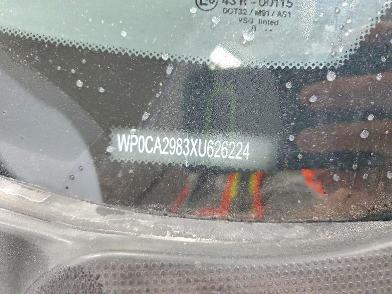 Продажа на аукционе авто 1999 Porsche Boxster, vin: WP0CA2983XU626224, номер лота: 55838716