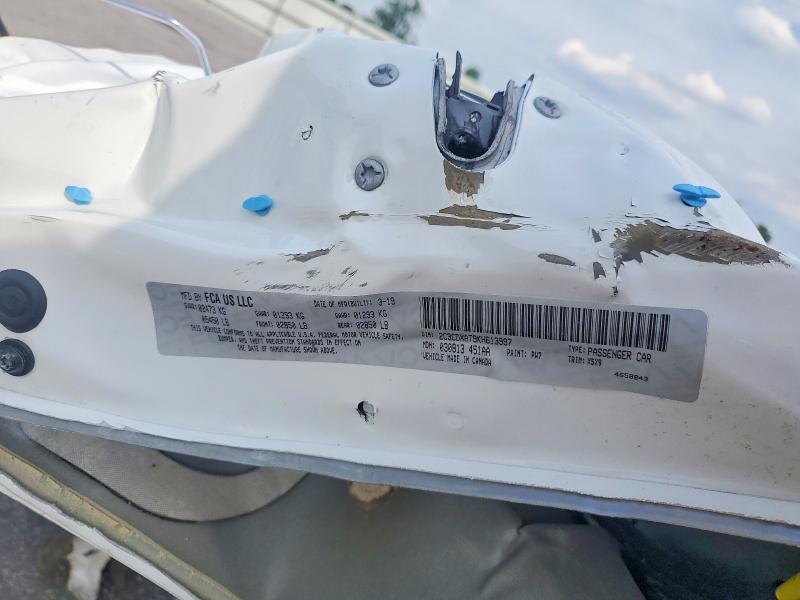 Auction sale of the 2019 Dodge Charger, vin: 2C3CDXAT9KH613997, lot number: 56493726