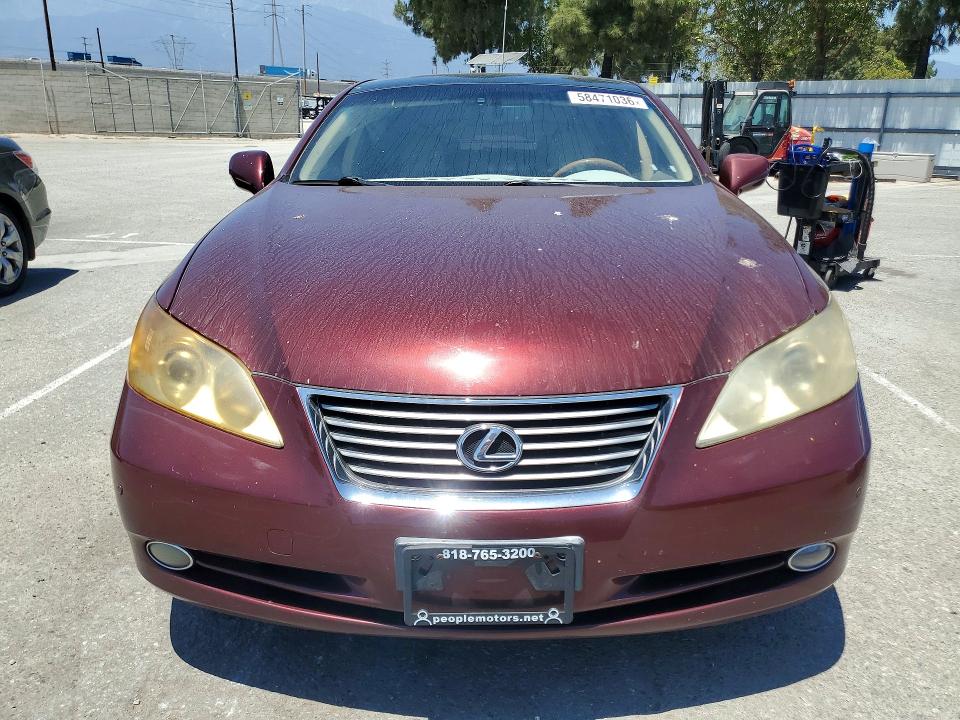 2008 Lexus Es მანქანა იყიდება აუქციონზე, vin: JTHBJ46G782226049, აუქციონის ნომერი: 58471036