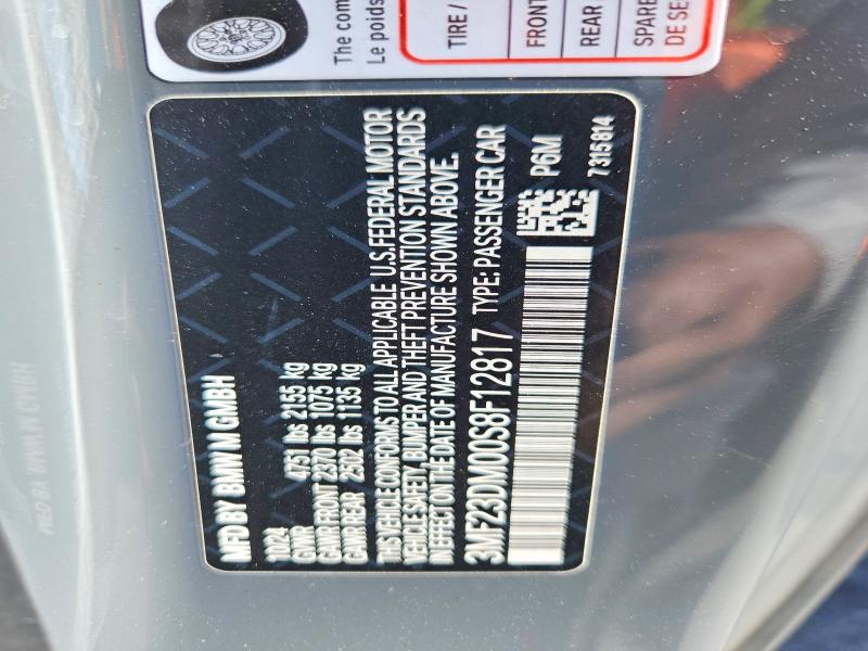 Aukcja sprzedaży 2025 Bmw M2, vin: 3MF23DM00S8F12817, numer aukcji: 57250746