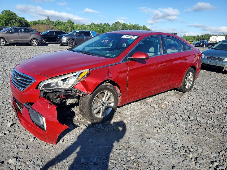 Auction sale of the 2017 Hyundai Sonata, vin: 5NPE24AF2HH491373, lot number: 55898036