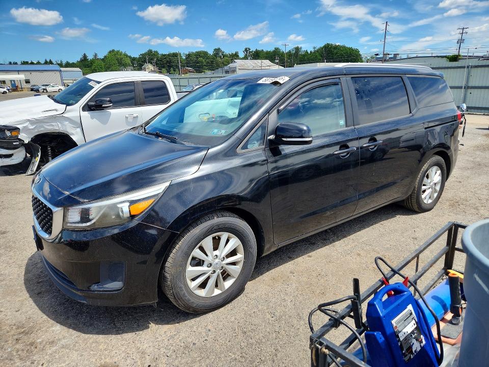 2016 Kia Sedona მანქანა იყიდება აუქციონზე, vin: KNDMB5C10G6111202, აუქციონის ნომერი: 58198656