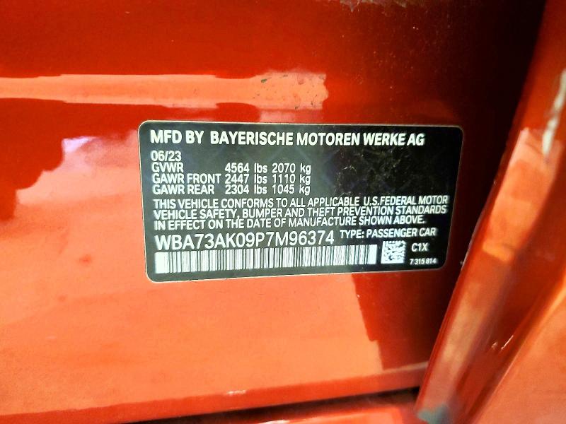Продаж на аукціоні авто 2023 Bmw 228xi, vin: WBA73AK09P7M96374, номер лоту: 57923496