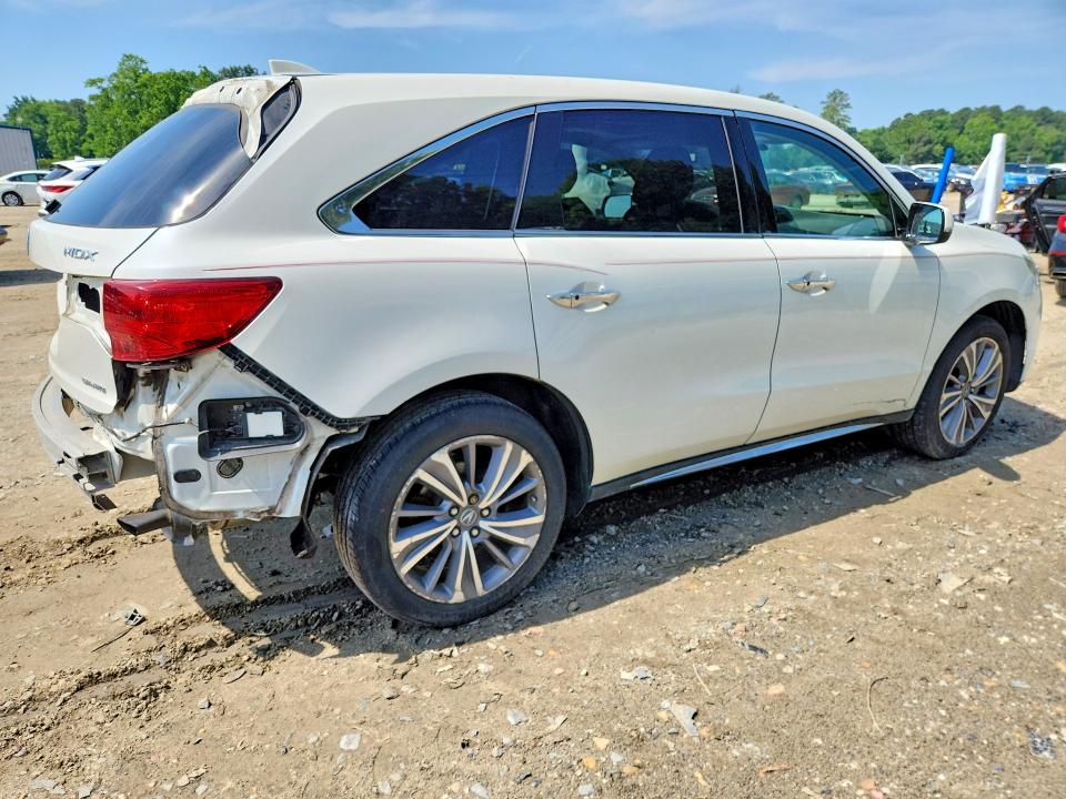 2017 Acura Mdx მანქანა იყიდება აუქციონზე, vin: 5FRYD4H51HB035284, აუქციონის ნომერი: 56599096