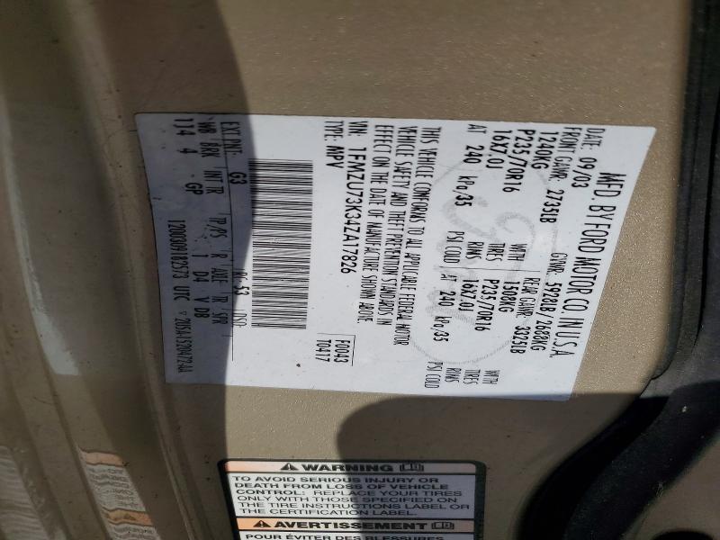 58515626 :رقم المزاد ، 1FMZU73K34ZA17826 vin ، 2004 Ford Explorer مزاد بيع