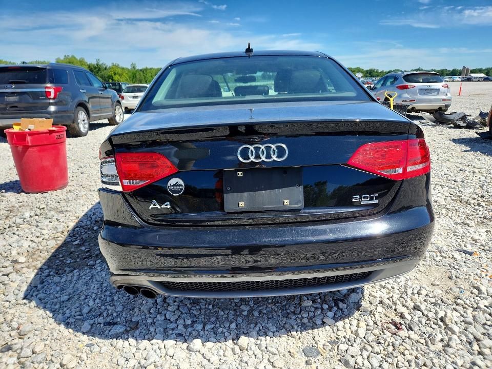 2012 Audi A4 მანქანა იყიდება აუქციონზე, vin: WAUHFAFL5CN011623, აუქციონის ნომერი: 58349646