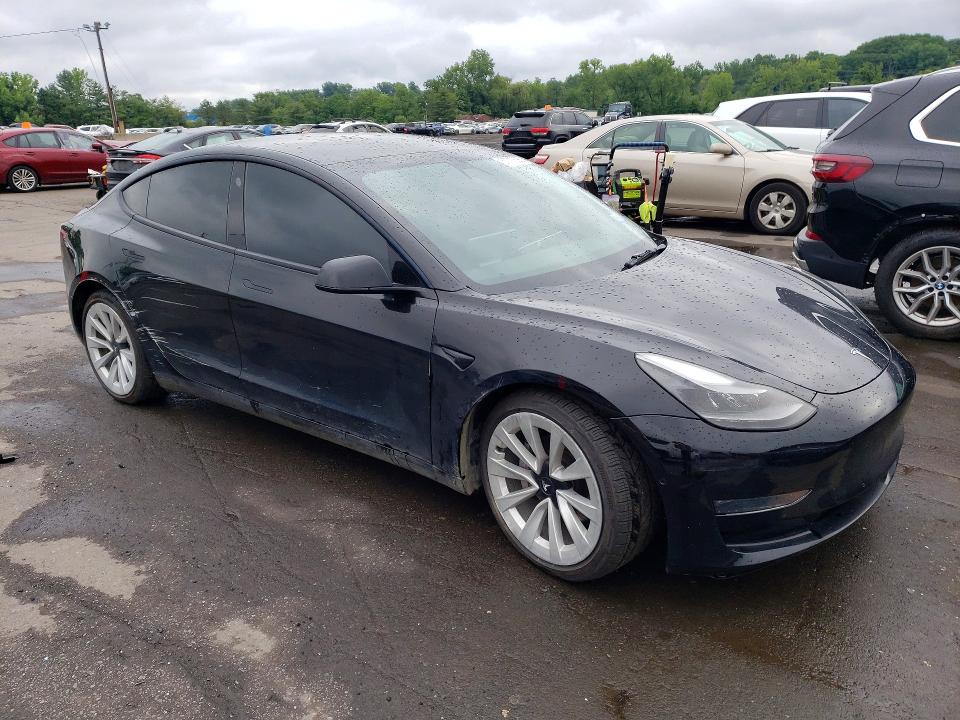 2022 Tesla Model 3 მანქანა იყიდება აუქციონზე, vin: 5YJ3E1EB0NF144154, აუქციონის ნომერი: 57717606