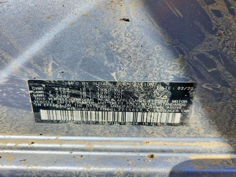 Aukcja sprzedaży 2020 Subaru Impreza, vin: 4S3GTAB60L3715697, numer aukcji: 57430356