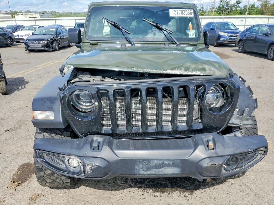 57703586 :رقم المزاد ، 1C4HJXDG2MW612851 vin ، 2021 Jeep Wrangler Unlimited مزاد بيع