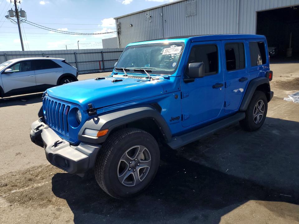 56437846 :رقم المزاد ، 1C4HJXDN2NW166765 vin ، 2022 Jeep Wrangler Unlimited مزاد بيع