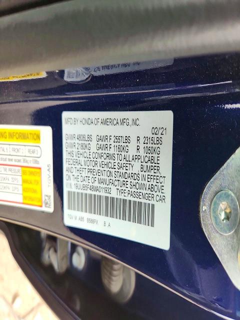 Продажа на аукционе авто 2021 Acura Tlx, vin: 19UUB5F48MA011932, номер лота: 56460196