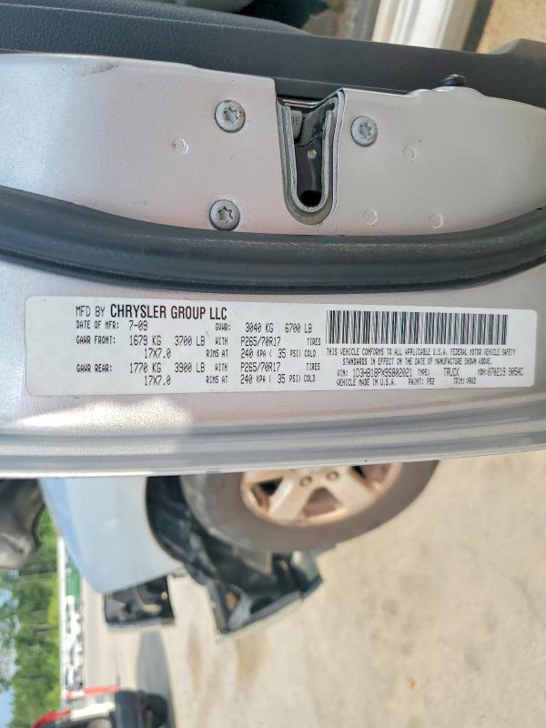 Продажа на аукционе авто 2009 Dodge Ram 1500, vin: 1D3HB18PX9S802021, номер лота: 59006016