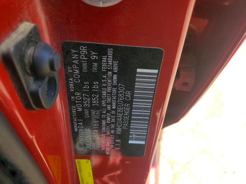 Продаж на аукціоні авто 2014 Hyundai Accent, vin: KMHCU4AE8EU768307, номер лоту: 56635896