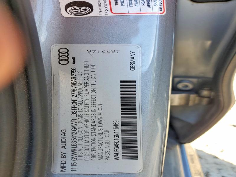 Aukcja sprzedaży 2016 Audi A6, vin: WAUFGAFC1GN115469, numer aukcji: 55926956