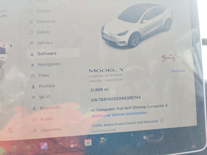 Продаж на аукціоні авто 2024 Tesla Model Y, vin: 7SAYGDEEXRA265744, номер лоту: 58128816