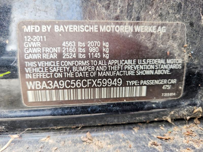 Продаж на аукціоні авто 2012 Bmw 335, vin: WBA3A9C56CFX59949, номер лоту: 55748446