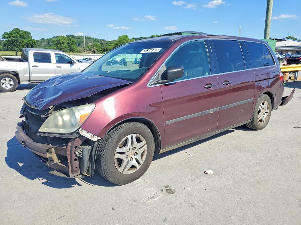 55871176 :رقم المزاد ، 5FNRL38287B087616 vin ، 2007 Honda Odyssey مزاد بيع