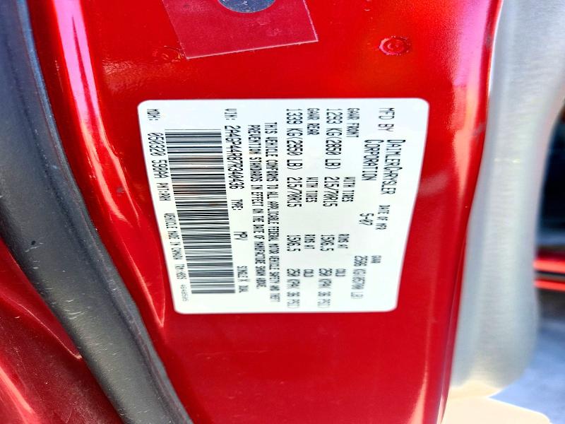 57660076 :رقم المزاد ، 2A4GP44R87R340436 vin ، 2007 Chrysler Town & Country مزاد بيع