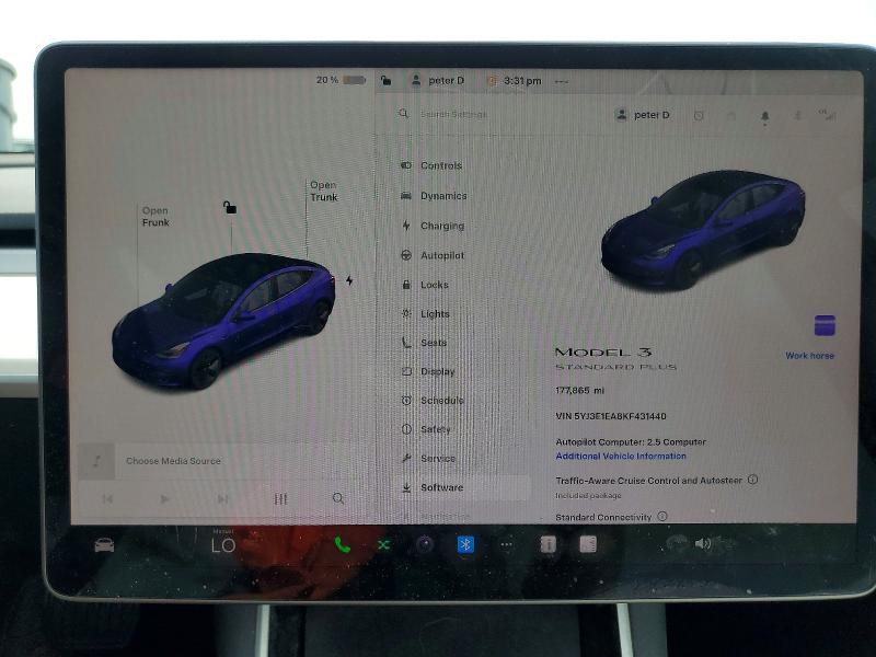 Продажа на аукционе авто 2019 Tesla Model 3, vin: 5YJ3E1EA8KF431440, номер лота: 56400616