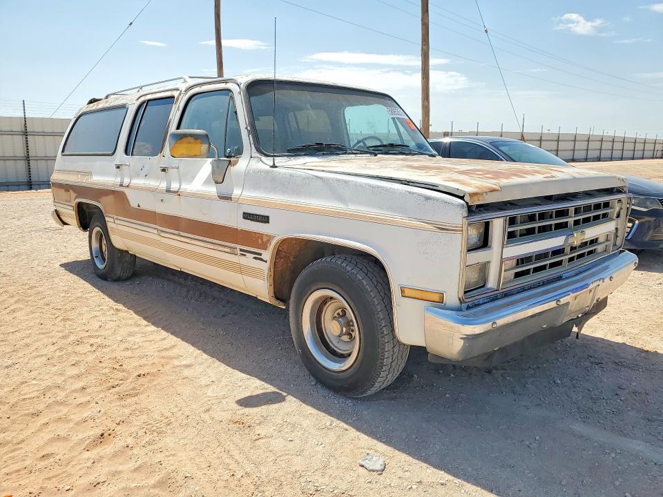 1988 Chevrolet Suburban მანქანა იყიდება აუქციონზე, vin: 1GCER16K4JF116701, აუქციონის ნომერი: 58953516