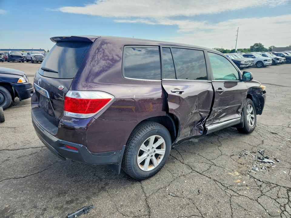 57902996 :رقم المزاد ، 5TDZA3EH7DS040695 vin ، 2013 Toyota Highlander مزاد بيع