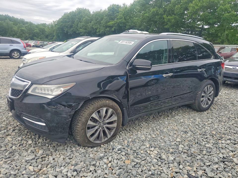 58116306 :رقم المزاد ، 5FRYD4H43FB027319 vin ، 2015 Acura Mdx مزاد بيع