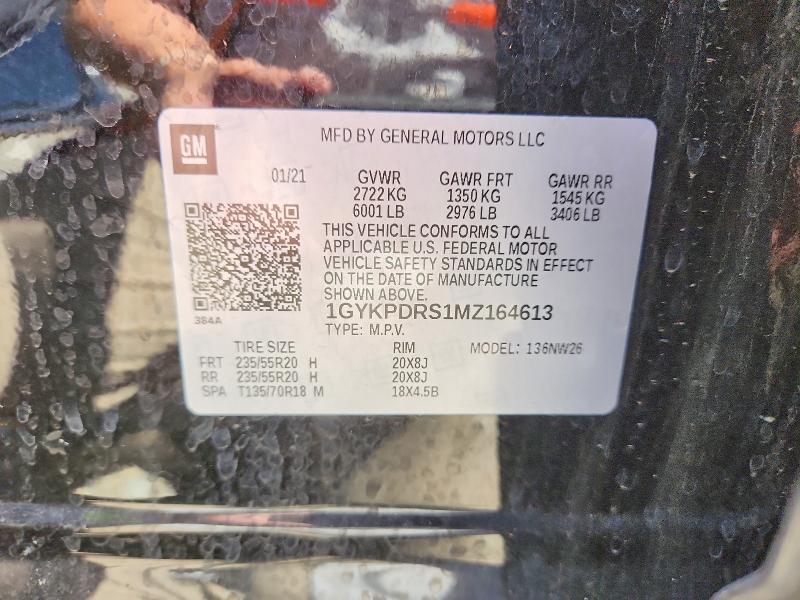 Продаж на аукціоні авто 2021 Cadillac Xt6, vin: 1GYKPDRS1MZ164613, номер лоту: 55441136