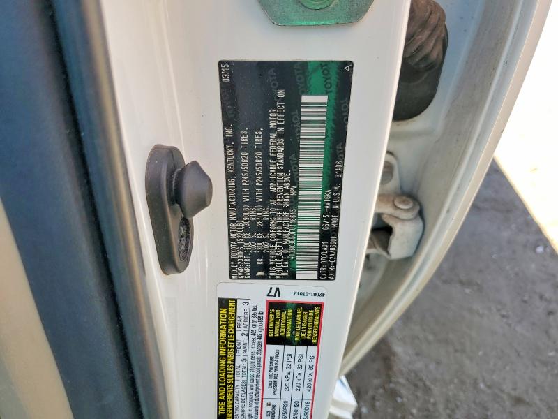 Продаж на аукціоні авто 2015 Toyota Venza, vin: 4T3BK3BB0FU116645, номер лоту: 57401396
