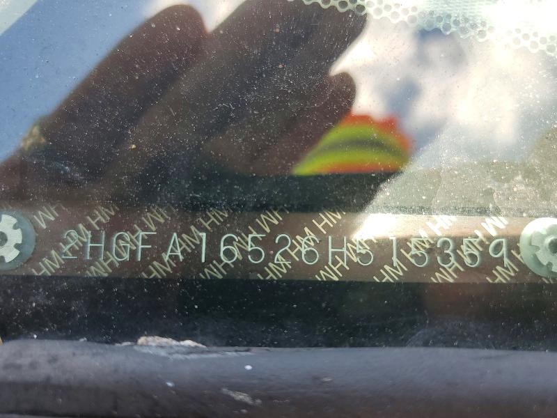 Продаж на аукціоні авто 2006 Honda Civic, vin: 2HGFA16526H515359, номер лоту: 56423686
