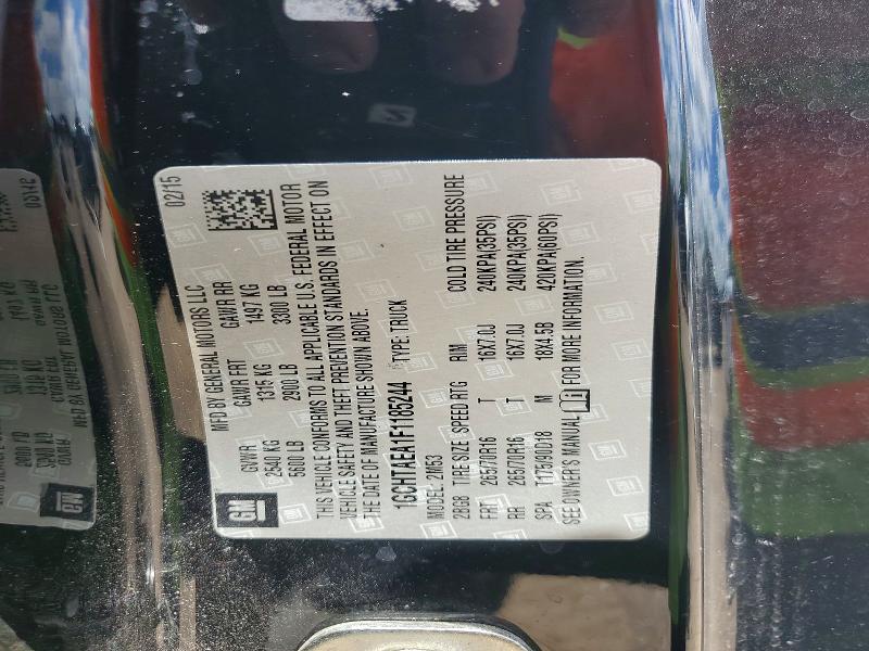 2015 Chevrolet Colorado მანქანა იყიდება აუქციონზე, vin: 1GCHTAEA1F1185244, აუქციონის ნომერი: 58085906