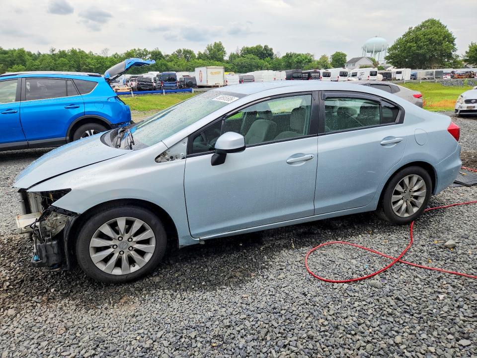 2012 Honda Civic მანქანა იყიდება აუქციონზე, vin: 19XFB2F52CE374639, აუქციონის ნომერი: 58895506