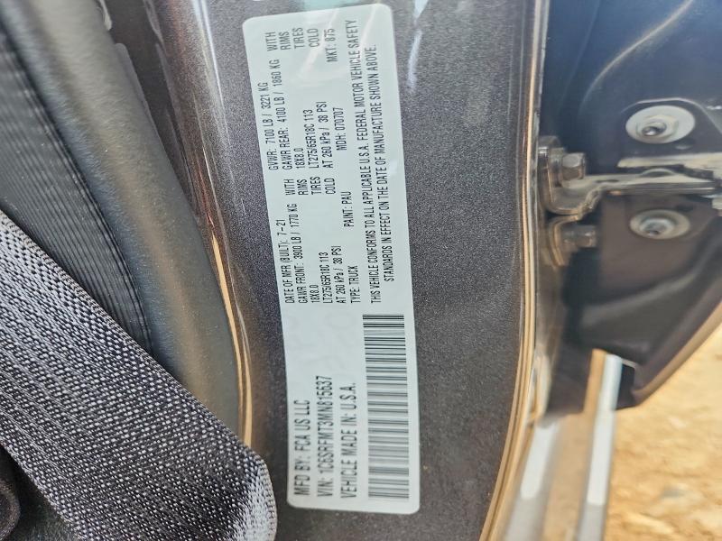 Продажа на аукционе авто 2021 Ram 1500, vin: 1C6SRFMT3MN815637, номер лота: 56658096