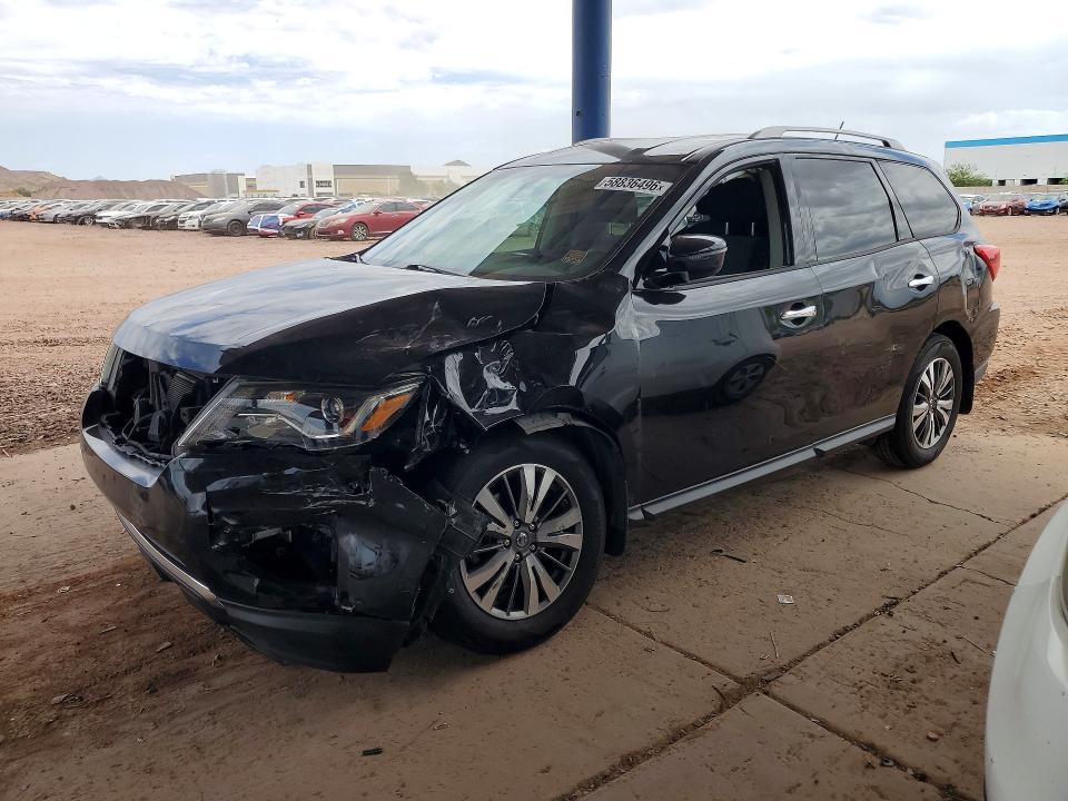 58836496 :رقم المزاد ، 5N1DR2MN5HC614556 vin ، 2017 Nissan Pathfinder مزاد بيع