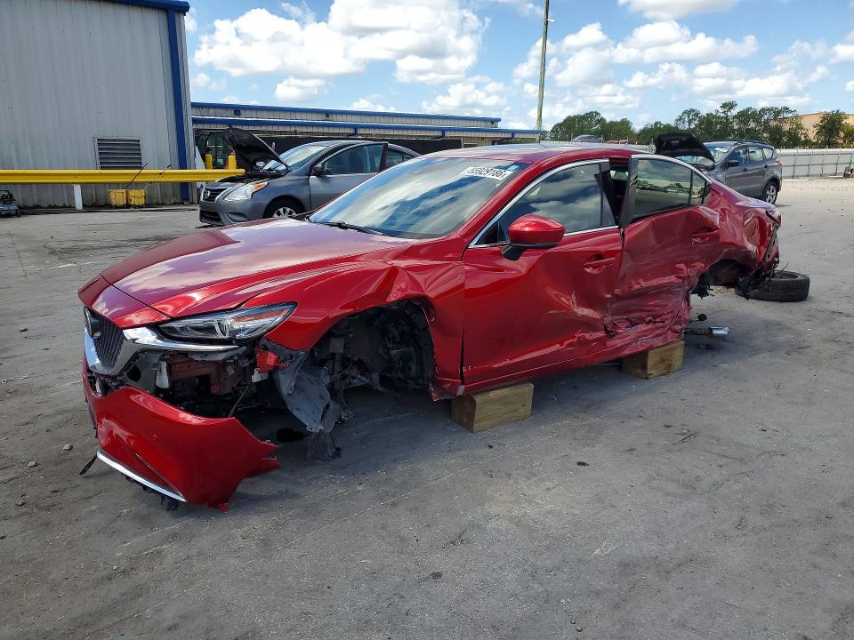2018 Mazda 6 მანქანა იყიდება აუქციონზე, vin: JM1GL1XY0J1328070, აუქციონის ნომერი: 55929186