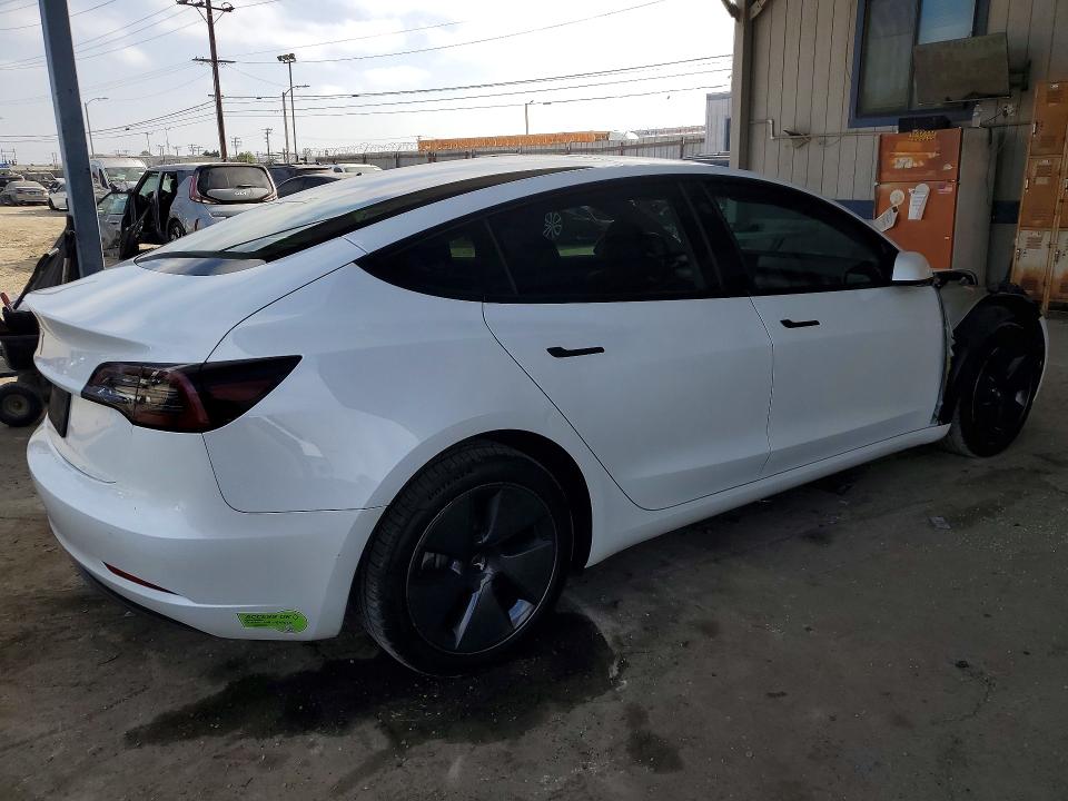 2023 Tesla Model 3 მანქანა იყიდება აუქციონზე, vin: 5YJ3E1EA7PF411459, აუქციონის ნომერი: 57154186