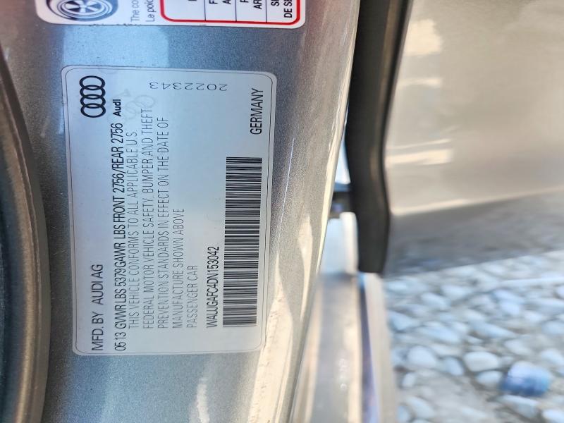 2013 Audi A6 მანქანა იყიდება აუქციონზე, vin: WAUJGAFC4DN153042, აუქციონის ნომერი: 58122776