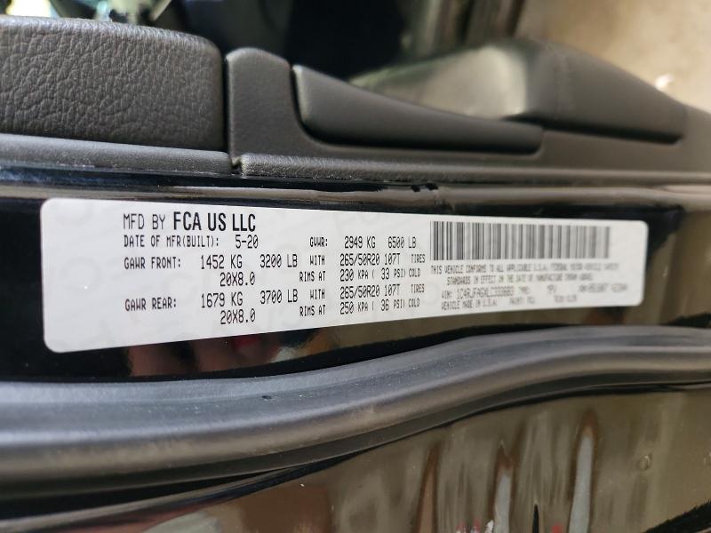 Продажа на аукционе авто 2020 Jeep Grand Cherokee, vin: 1C4RJFAGXLC333683, номер лота: 57177386