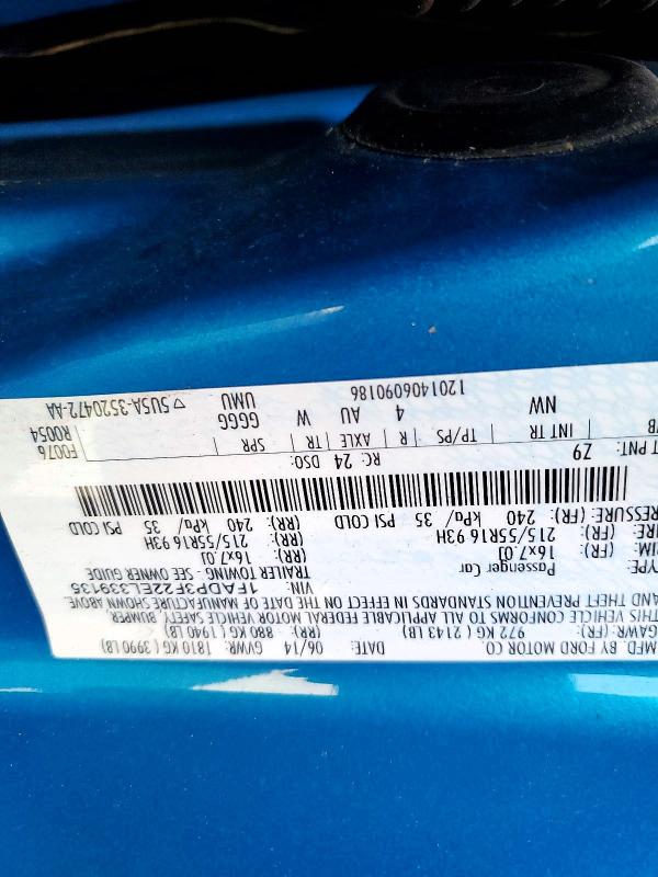 Продаж на аукціоні авто 2014 Ford Focus, vin: 1FADP3F22EL339135, номер лоту: 56501346