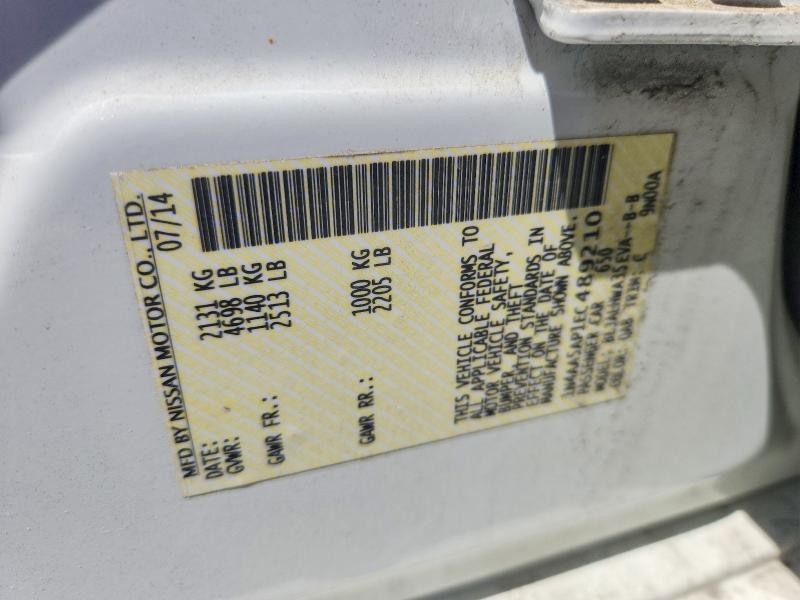 Aukcja sprzedaży 2014 Nissan Maxima, vin: 1N4AA5AP1EC489210, numer aukcji: 55156296